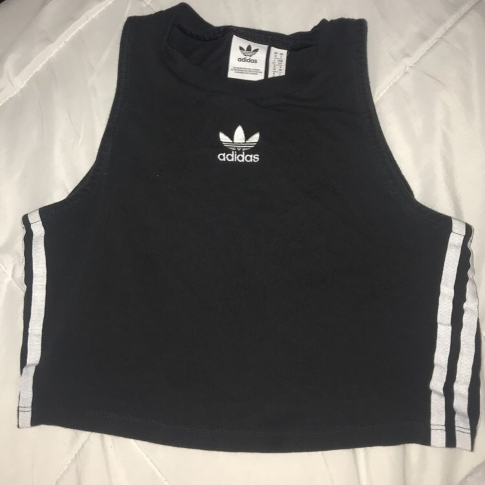 cropped adidas tank